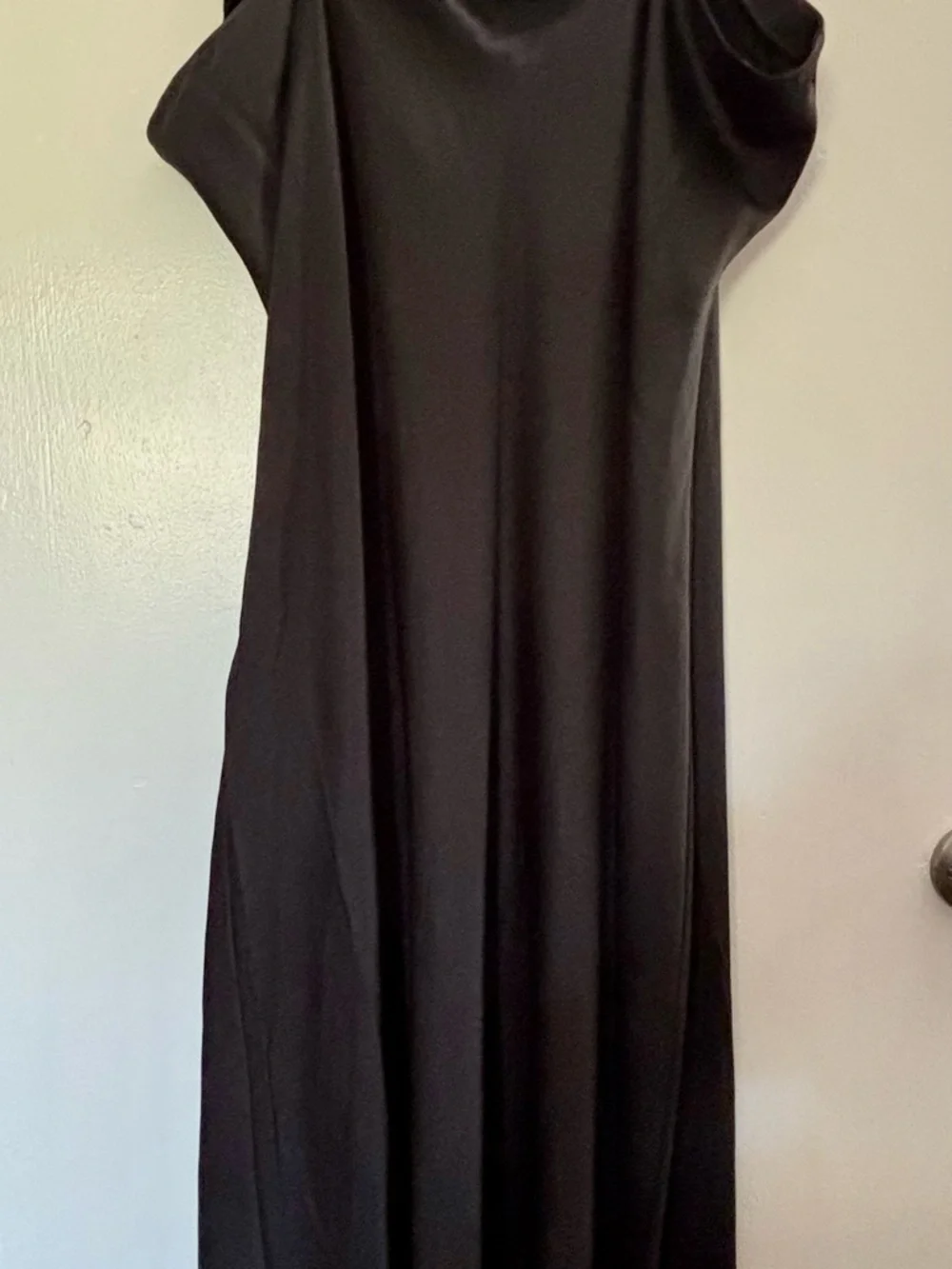 Abercrombie & Fitch Black Maxi Slip Dress